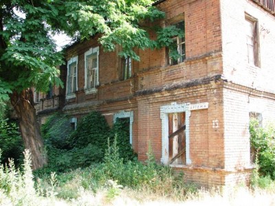 Кладка в этом доме выполнена на глине